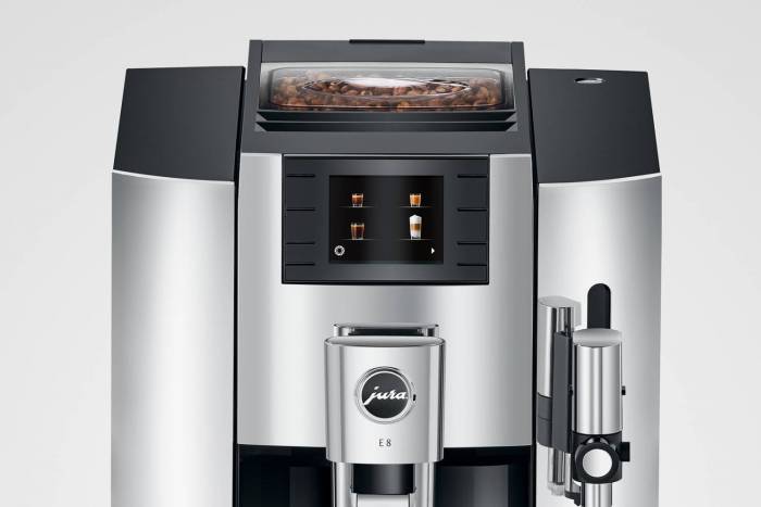 Machine à café automatique Machine à café à grain JURA E8 Chrome - 15363