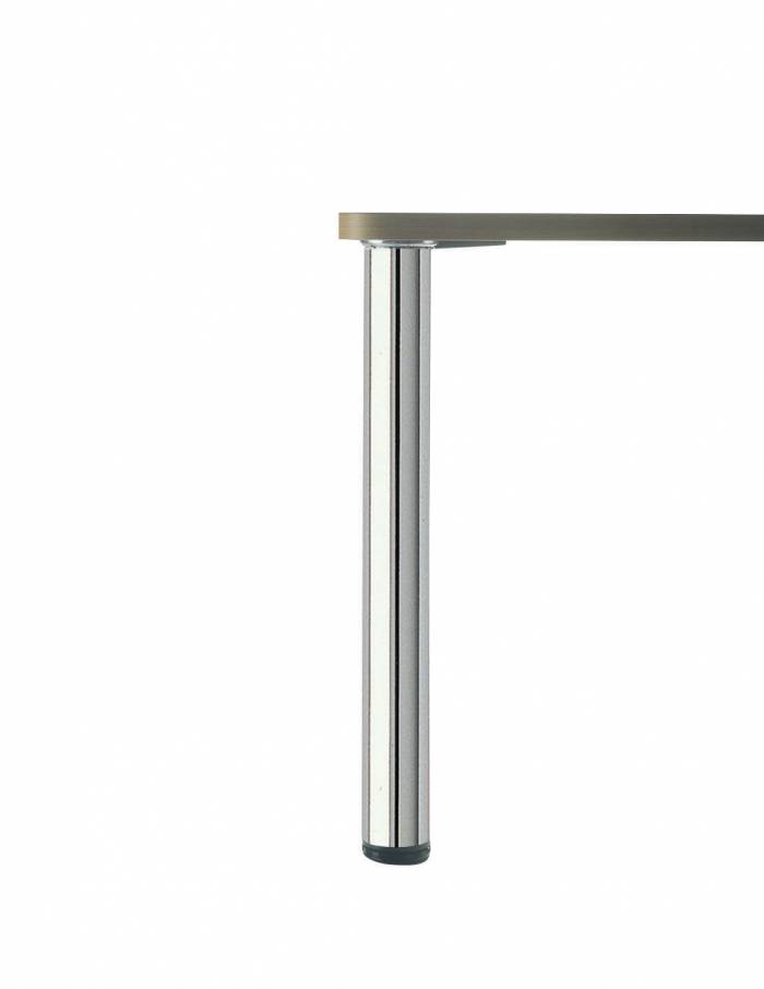 Pied de table rond en acier chromé H 700 mm - Ø60 mm ZDN PR607 015