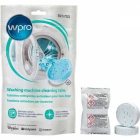 Les produits d'entretien et accessoires lot de 3 tablettes nettoyantes pour Lave-linge WPRO - AFR301