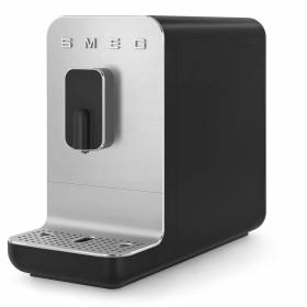 Machine à café automatique Expresso automatique avec broyeur Noir - Années 50 SMEG - BCC01BLMEU