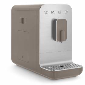 Machine à café automatique Expresso automatique avec broyeur Taupe - Années 50 SMEG - BCC01TPMEU