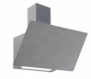 Hotte verticale Silverline Strong 80 cm coloris Gris ciment H11280 059