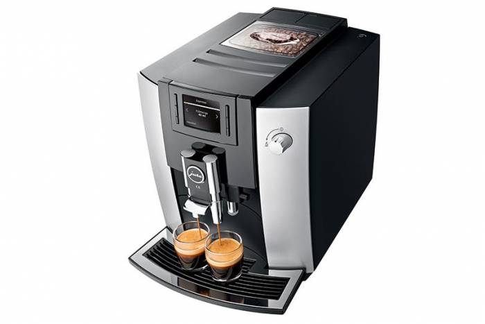 Moulin à café Machine à café Expresso avec broyeur - 15058 E6 Platine JURA