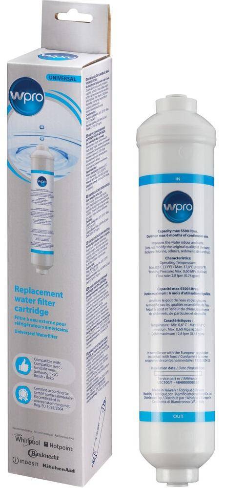 Les produits d'entretien et accessoires Filtre à eau  WPRO - USC100/1