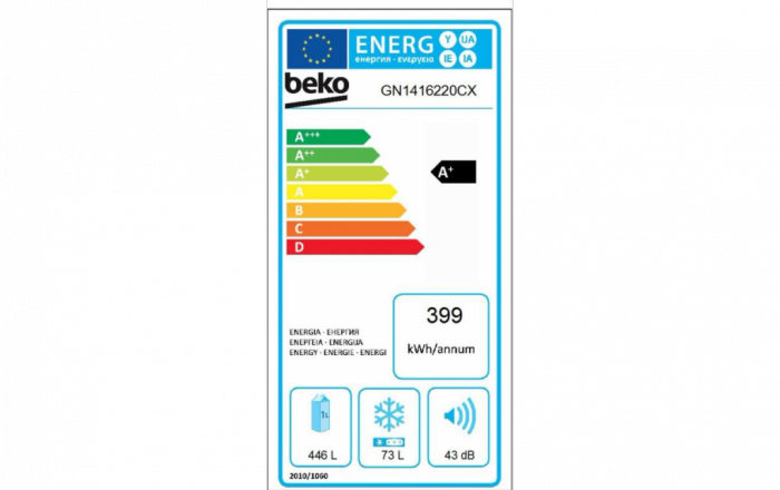 Réfrigérateur multiportes BEKO - GN1416220CX