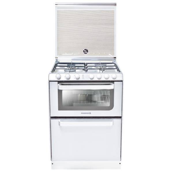 Rosieres - Cuisinière gaz combiné lave-vaisselle 60cm 6c 56db blanc -  TR4GNORB/1 - ROSIERES - Cuisinière - Rue du Commerce