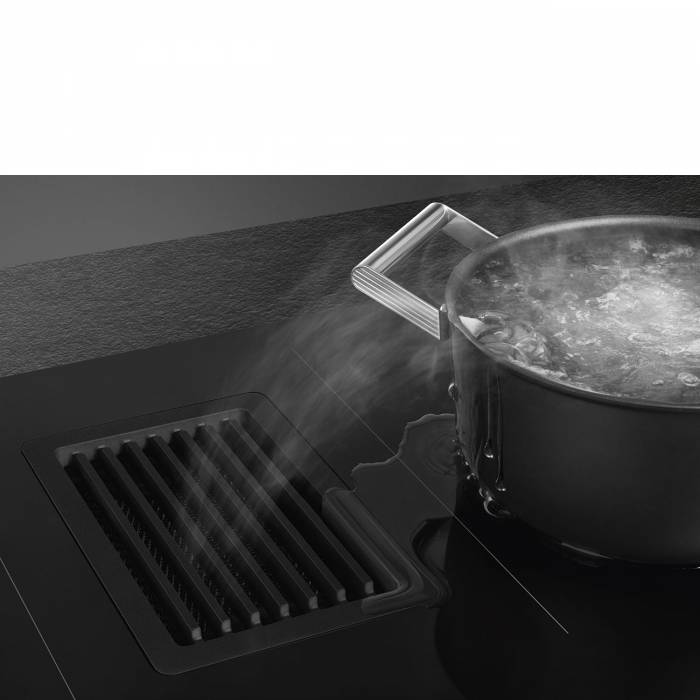 Hotte Table de cuisson aspirante induction SMEG - HOBD482D