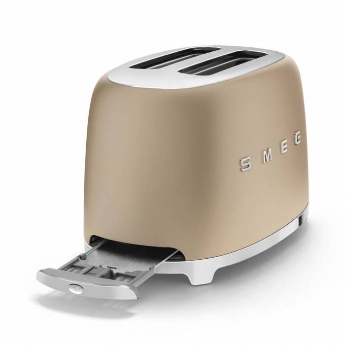 Grille-pain Toaster 2 tranches SMEG - TSF01CHMEU