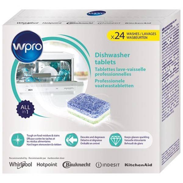 Les produits d'entretien et accessoires Tablettes lave-vaisselle Lave-vaisselle WPRO - TAB100