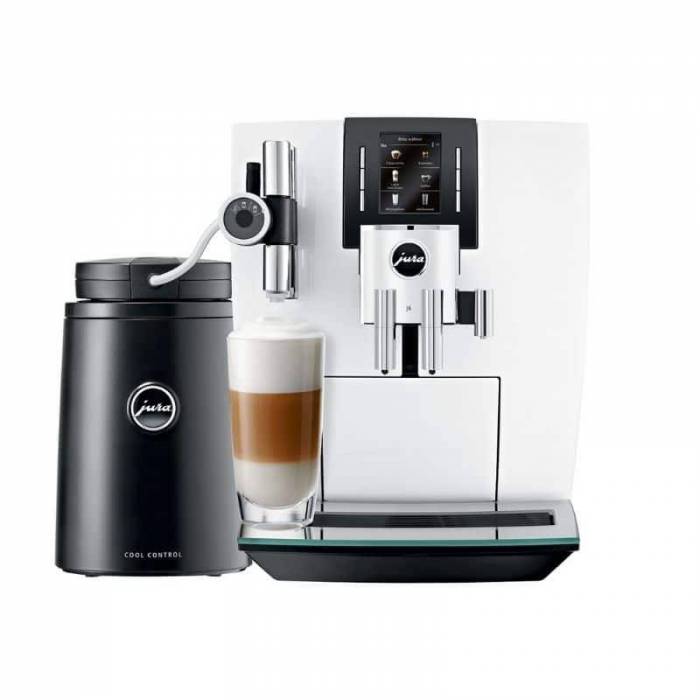 Machine à café automatique Machine à café Expresso avec broyeur JURA - 15165 J6 Piano White