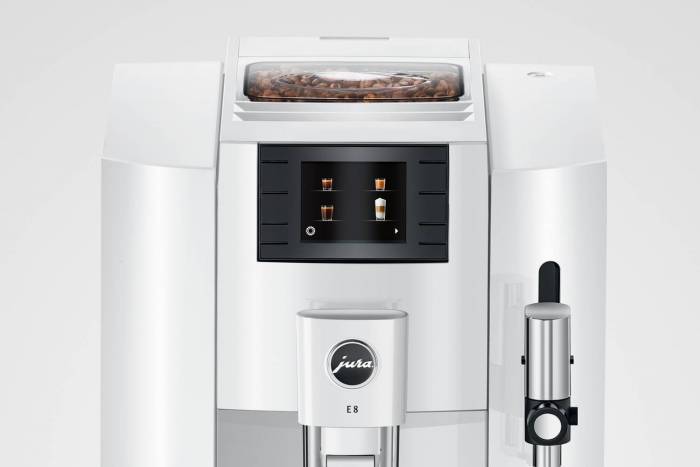 Machine à café automatique Machine à café à grain  JURA E8 Piano White - 15353