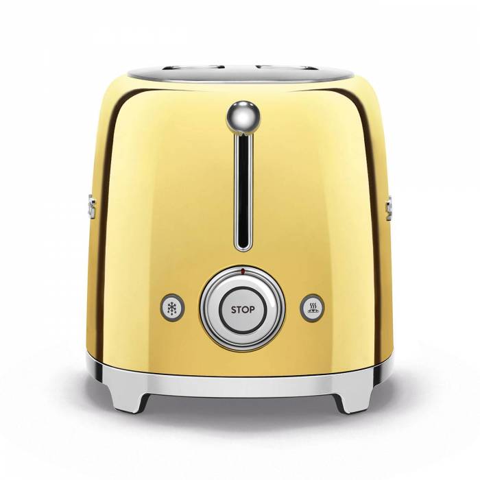 Grille-pain Toaster 2 tranches SMEG - TSF01GOEU
