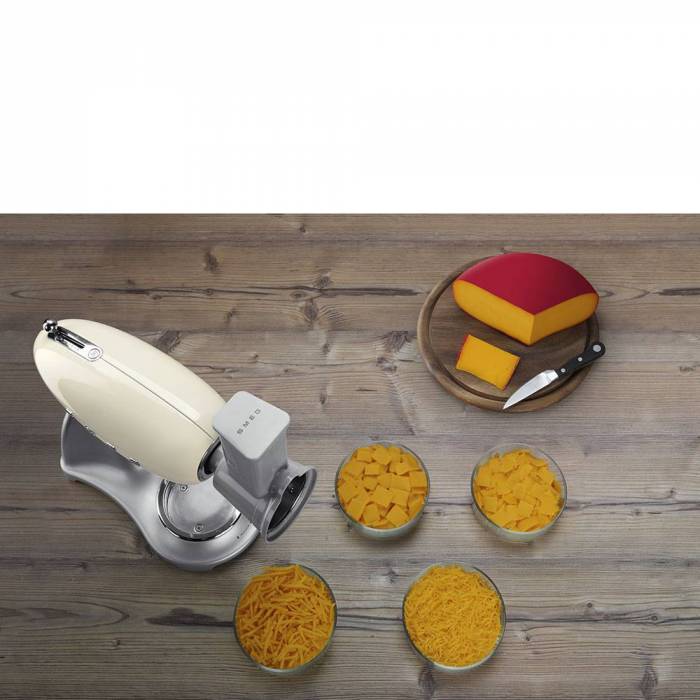 Accessoire Robot / blender / batteur Tranchoir et râpe à cylindres (4 accessoires) SMEG SMSG01