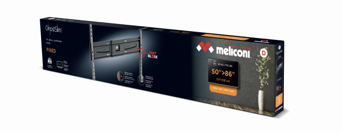 Support mural fixe MELICONI GS S600 PLUS - 480920