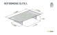 Accessoire supports muraux PIEDS ROTATIFS ROTOBRIDGE ELITE L // 469005 MELICONI